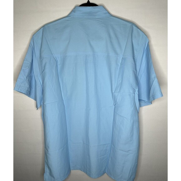 Field & Stream Universal Travel Shirt Fishing Stream‎ Blue Men's Size XL NEW - Picture 5 of 6